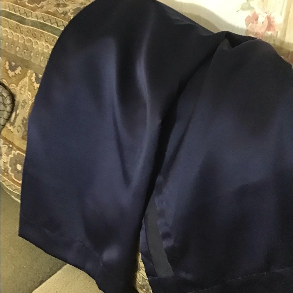 Mainstay room darkening navy curtain 1 piece curtain size 54” x 54 inches New